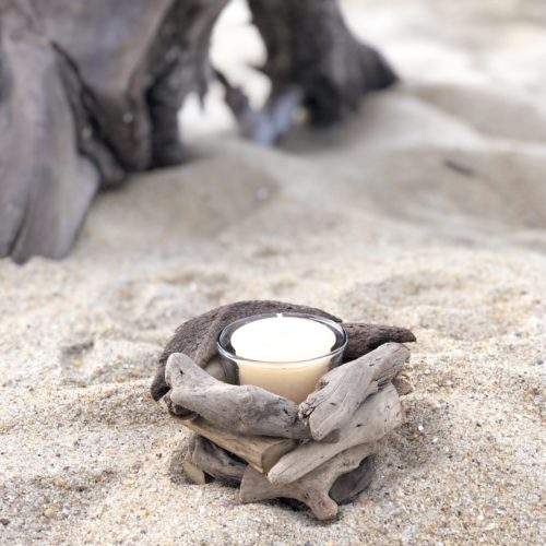 Driftwood Votive Holder - Image 3