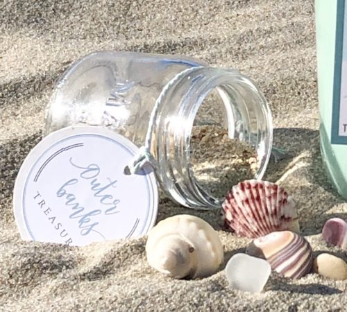 Beach Treasures tiny mason jar - Image 2