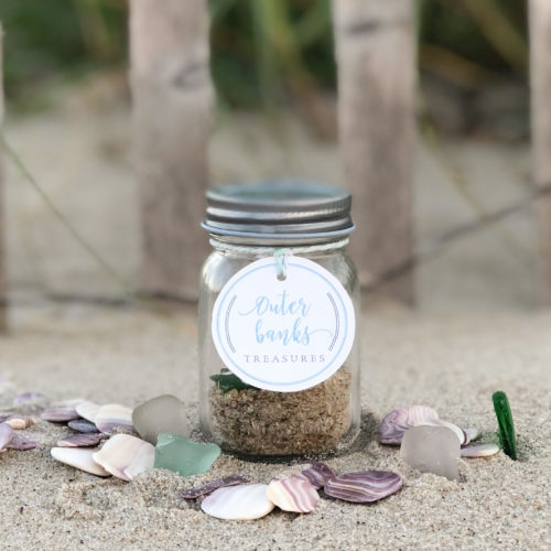 Beach Treasures tiny mason jar - Image 3