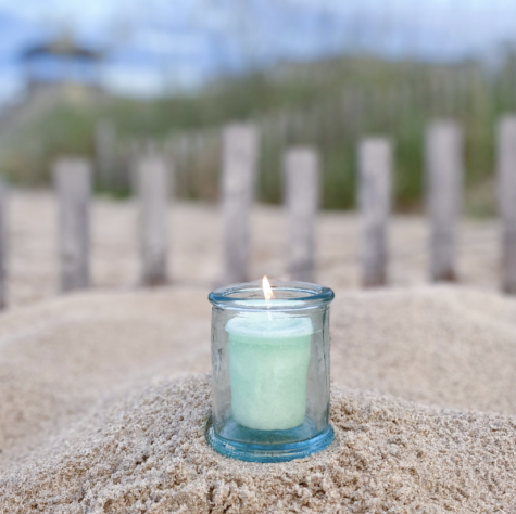 Recycled Glass Votive Holder