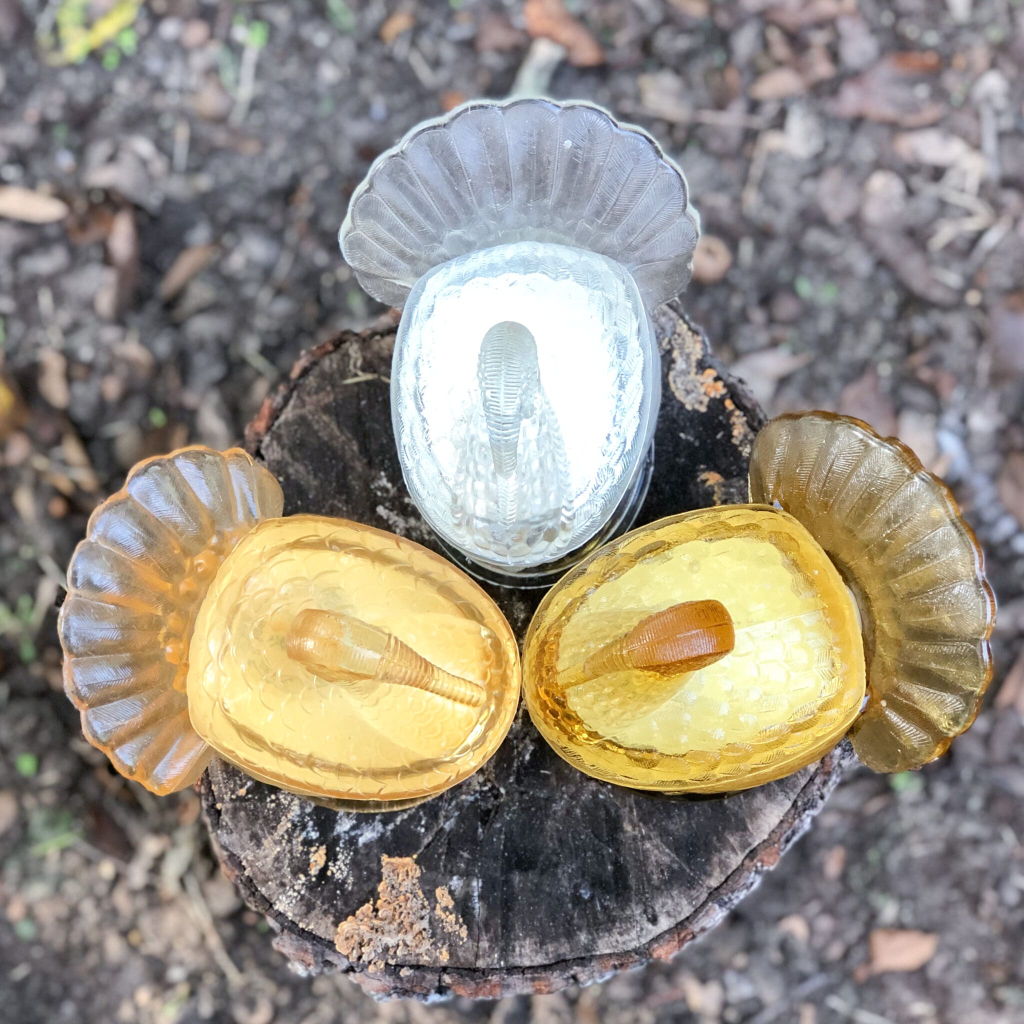 Large Clear Vintage Turkey Candy Dish - Image 6