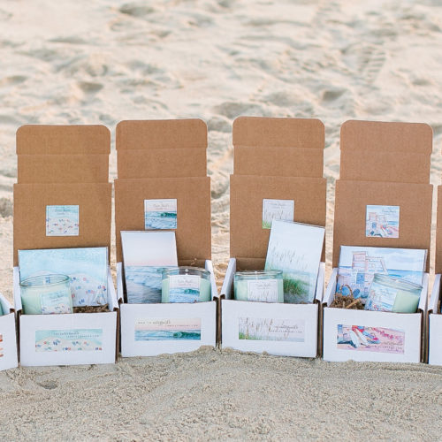 Artist Candle & Aerial Beach Art Print - Image 5
