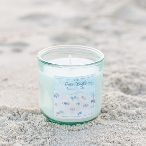 Artist Candle & Aerial Beach Art Print - Image 2
