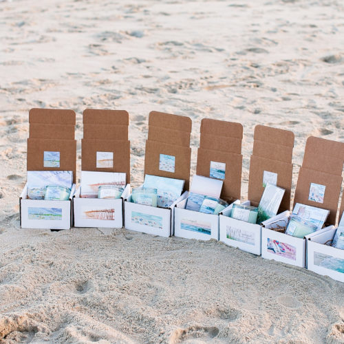 Artist Candle & Aerial Beach Art Print - Image 6