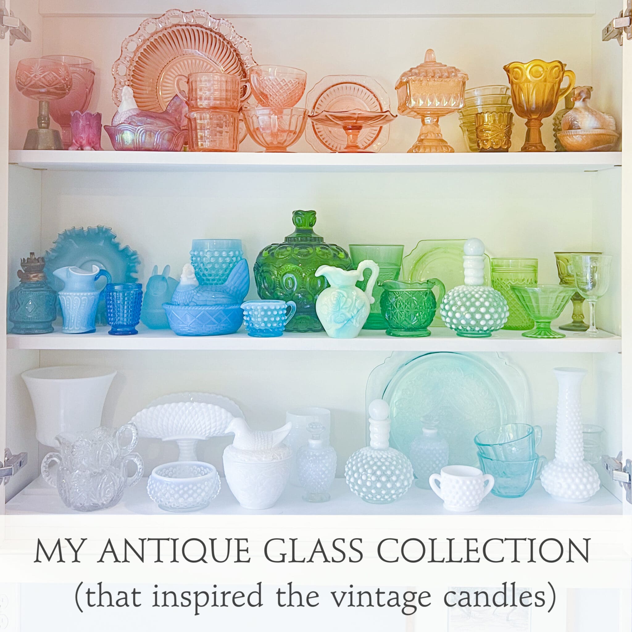 Vintage Amber Painted Glass Juice Cups - Image 8