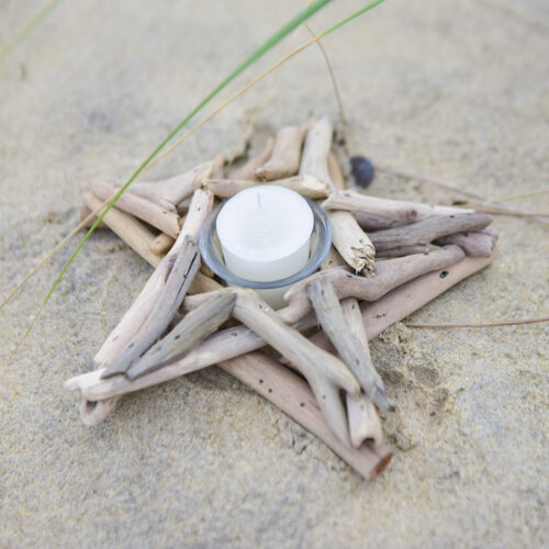 Driftwood STAR Votive Holder - Image 4