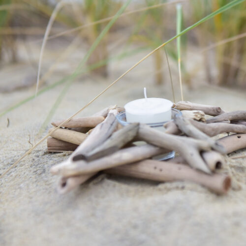 Driftwood STAR Votive Holder - Image 5