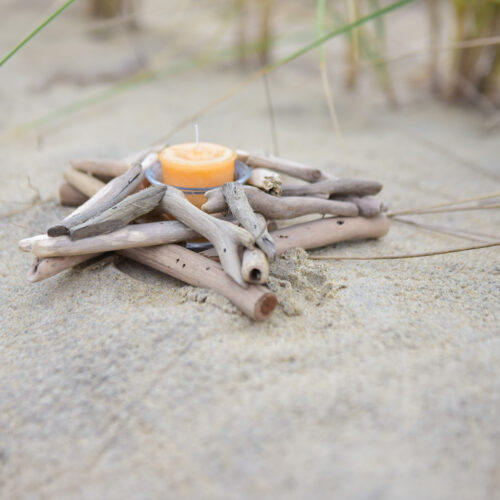 Driftwood STAR Votive Holder - Image 2