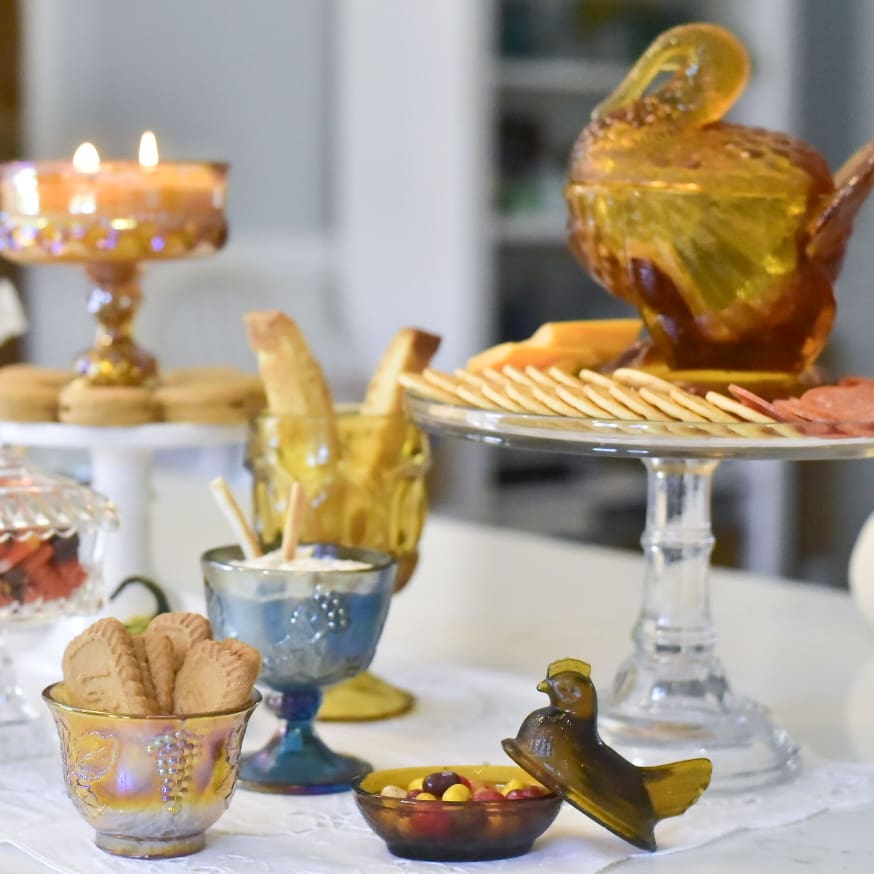 Large Clear Vintage Turkey Candy Dish - Image 7