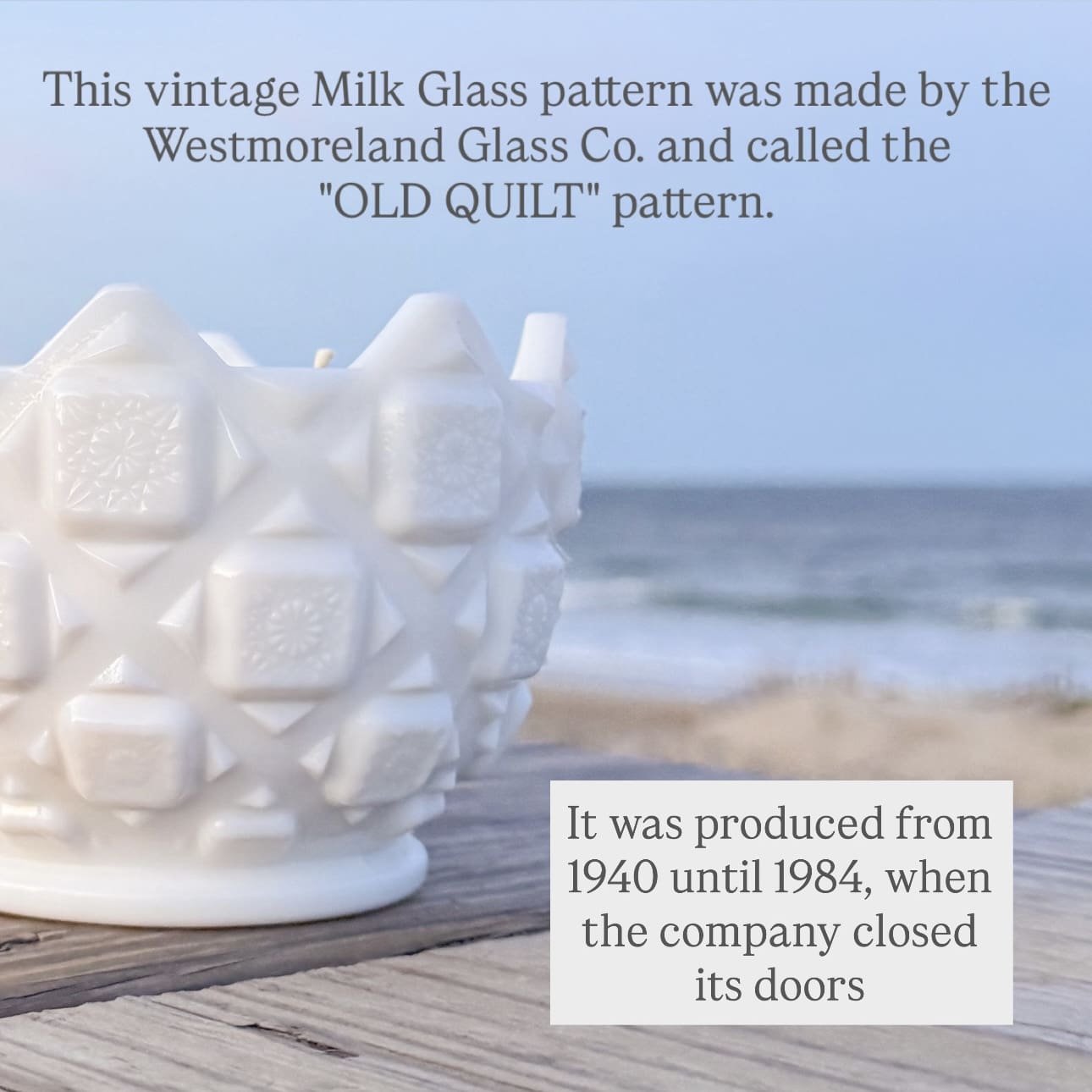 Midmod Milk Glass Westmoreland Candy Dish - Image 2
