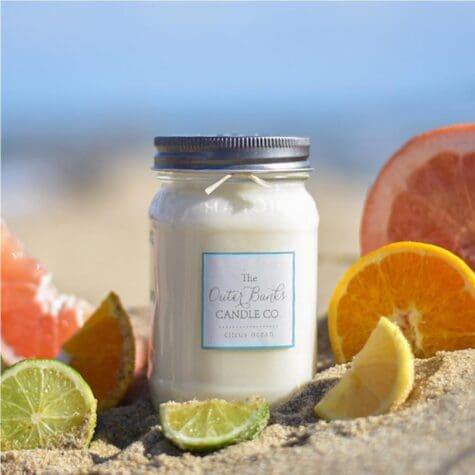 Citrus Ocean Mason Jar Candle