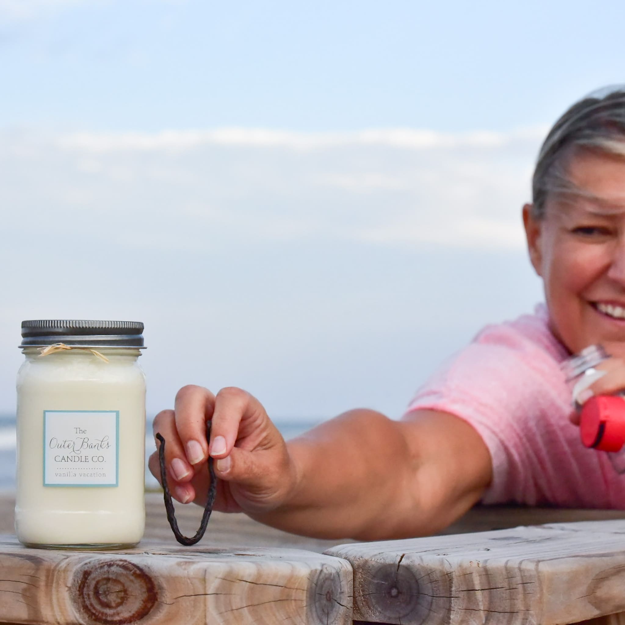 Vanilla Vacation Mason Jar Candles - Image 3