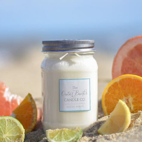 Citrus Ocean Mason Jar Candles