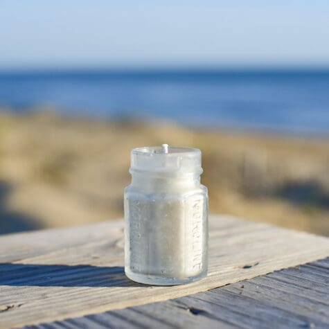 Mini "Moroline" Antique Glass Bottle